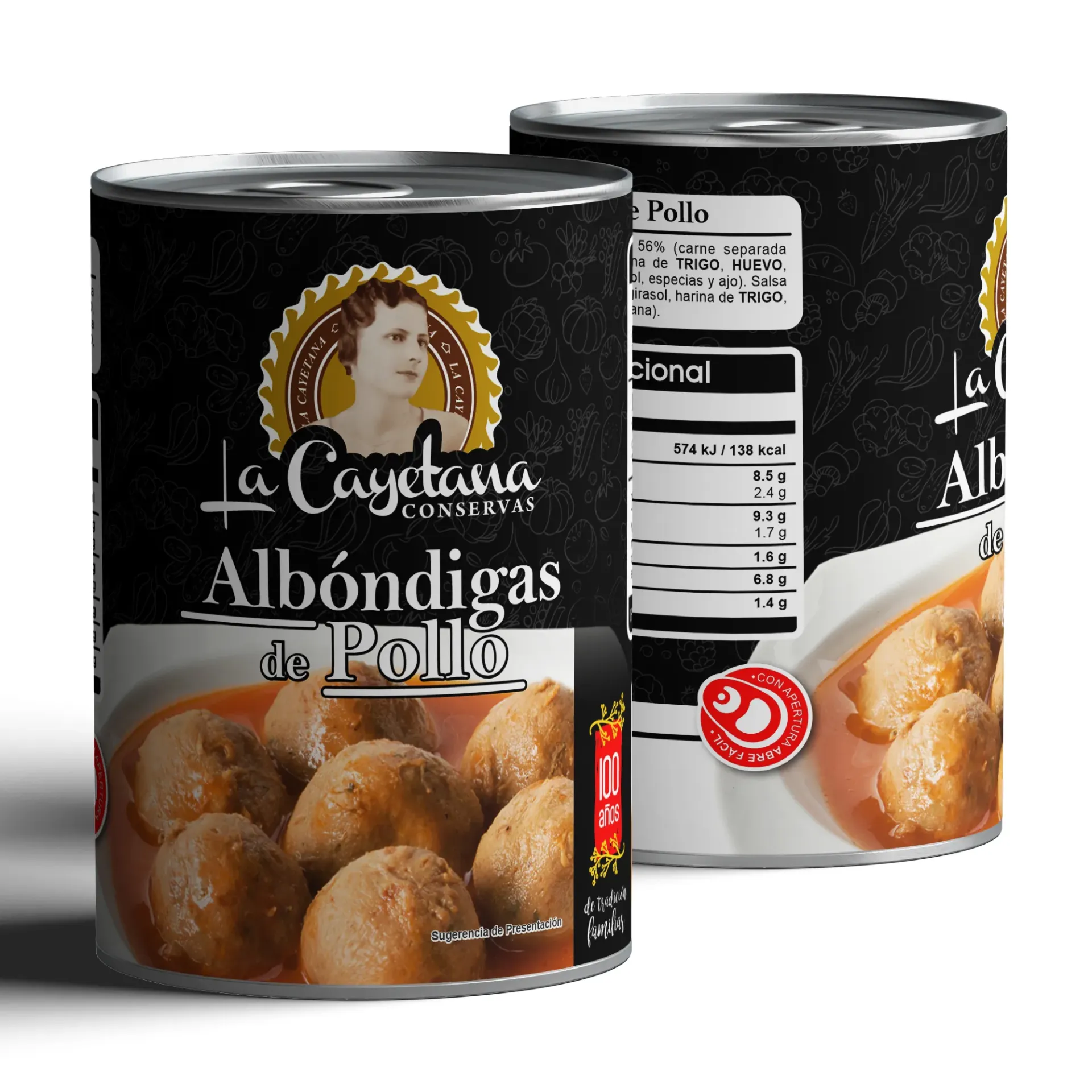 Albóndigas de pollo 415g