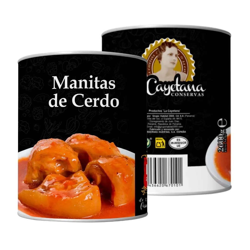 Manitas cerdo 2600g