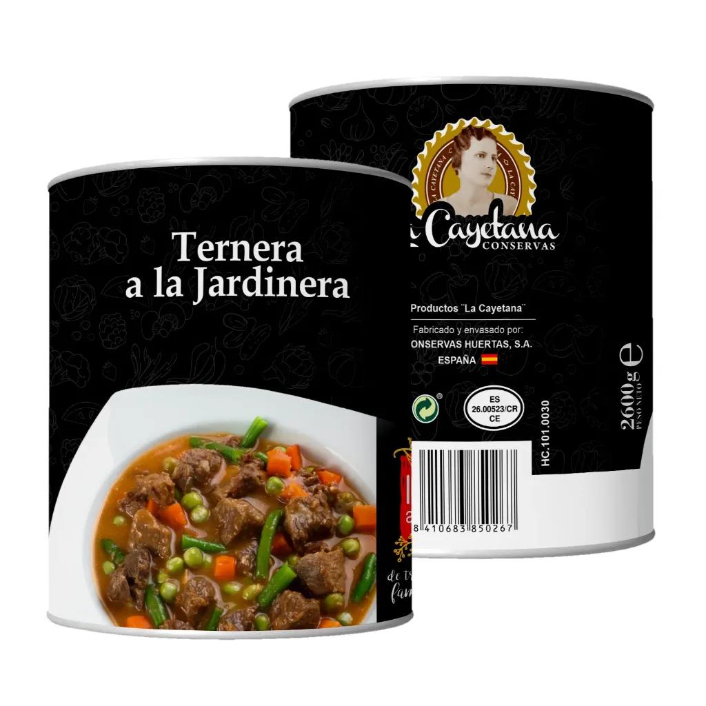 Ternera a la jardinera 2600g