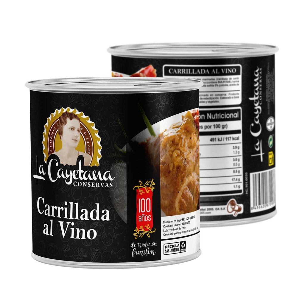 [HC.101.0035] Carrillada al Vino 750g